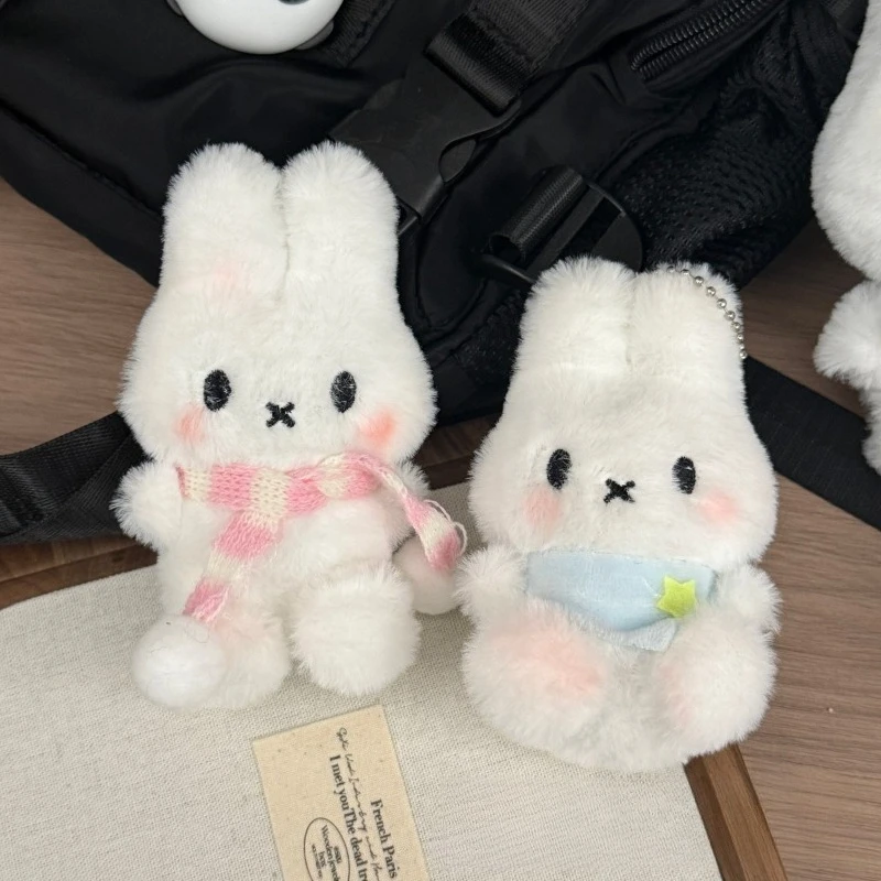 New Miffy rabbit key chain high color value cute doll doll shape creative girl heart exquisite sweet schoolbag car pendant gift view 3
