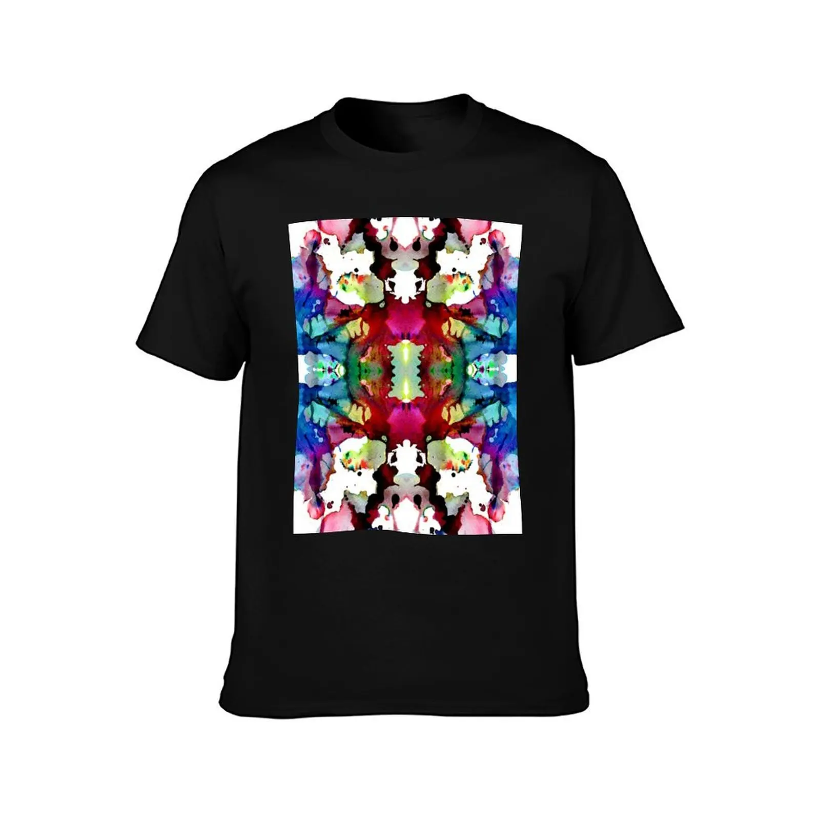 Ink Blot T-Shirt Blouse summer top plus size clothes vintage t shirt men