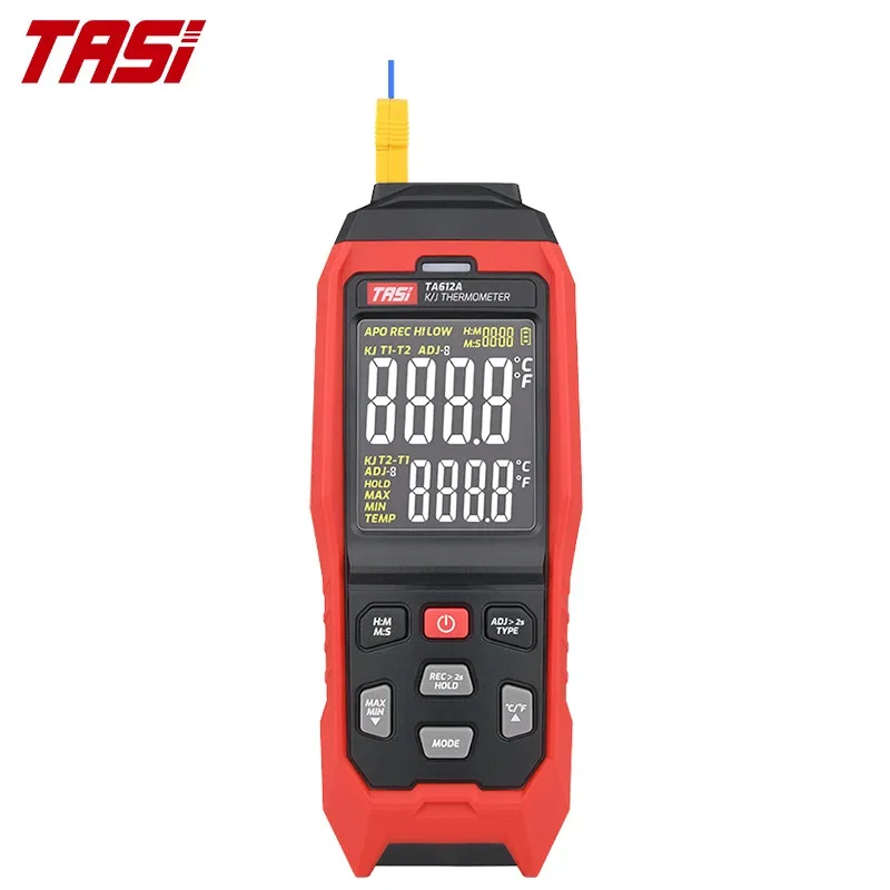 

Для морских перевозок: индивидуальный OEM-термометр TASI TA612A K/J с регистратором данных на 9999 групп, пластиковый термометр с термопарой, на заказ
