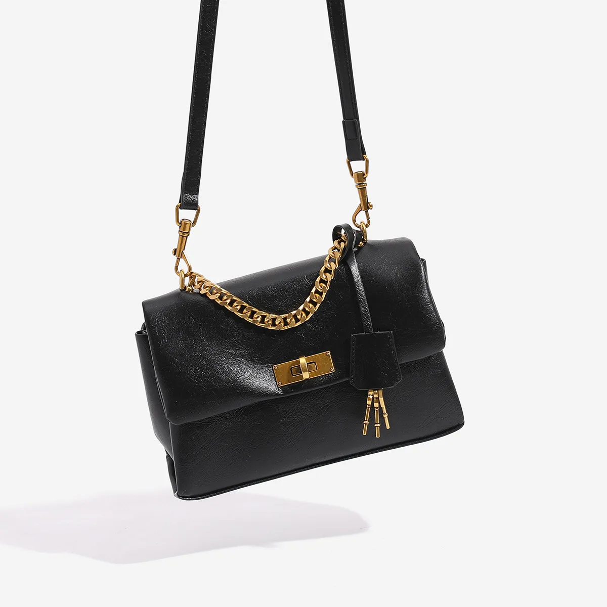 

Женская роскошная сумка-мессенджер, однотонная сумка-шоппер, элегантная кожаная сумка для поездок на работу, большая вместительная сумка для подгузников, идеальная сумка.