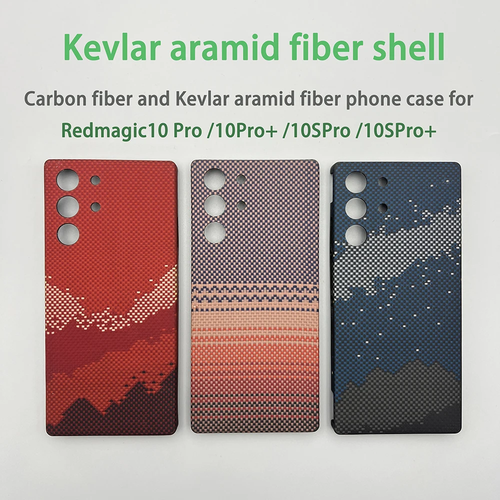 

For Redmagic10Pro/10Pro+/10SPro/10SPro+ case Kevlar aramid fiber hard shell carbon fiber ultra-thin magnetic protective cove