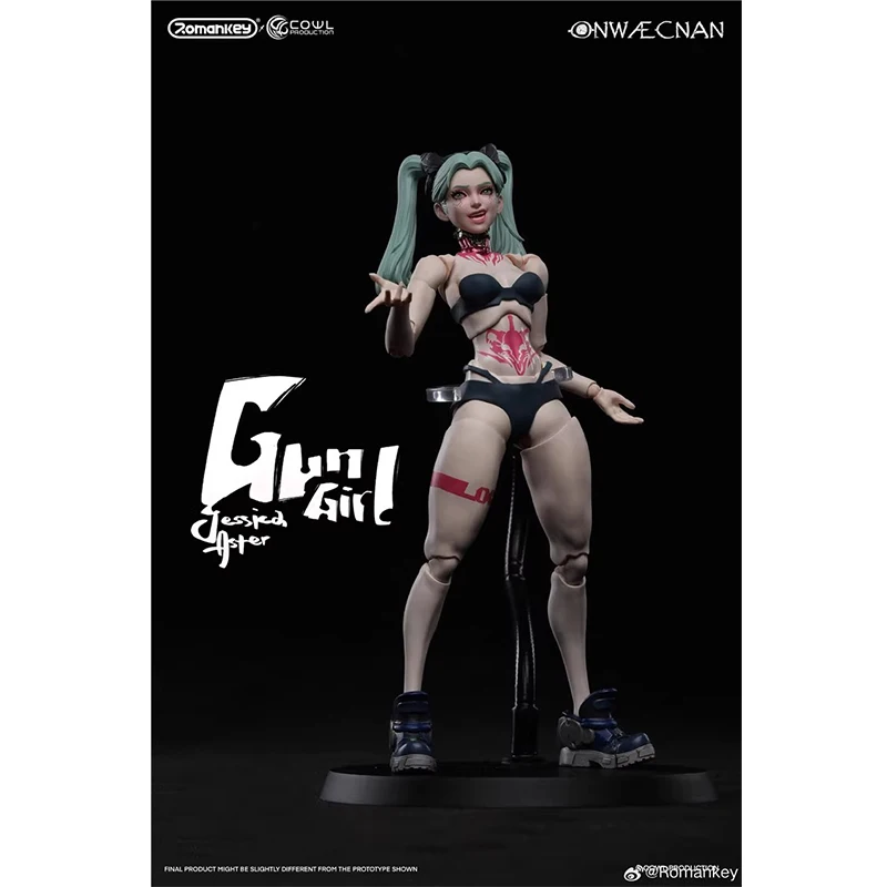 متوفر في المخزون روماني 1/12 نسخة فاخرة Onwaecnan Gun Girl Jessicd Aster أنيمي ألعاب شخصيات الحركة نموذج جمع أرقام