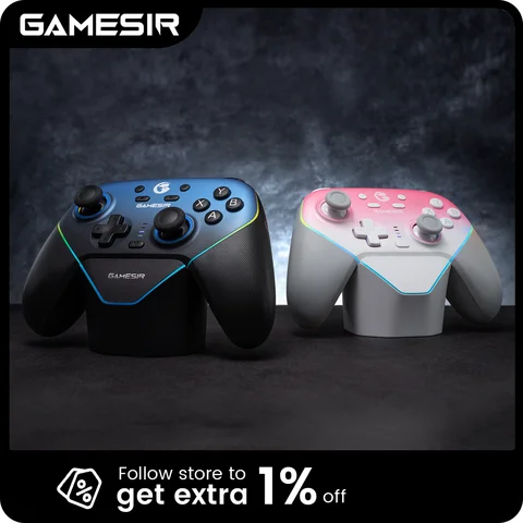 GameSir Super Nova Wireless Switch Controller with Charging Station, Gamepad with Hall Effect for Nintendo Switch 2 Phone PC