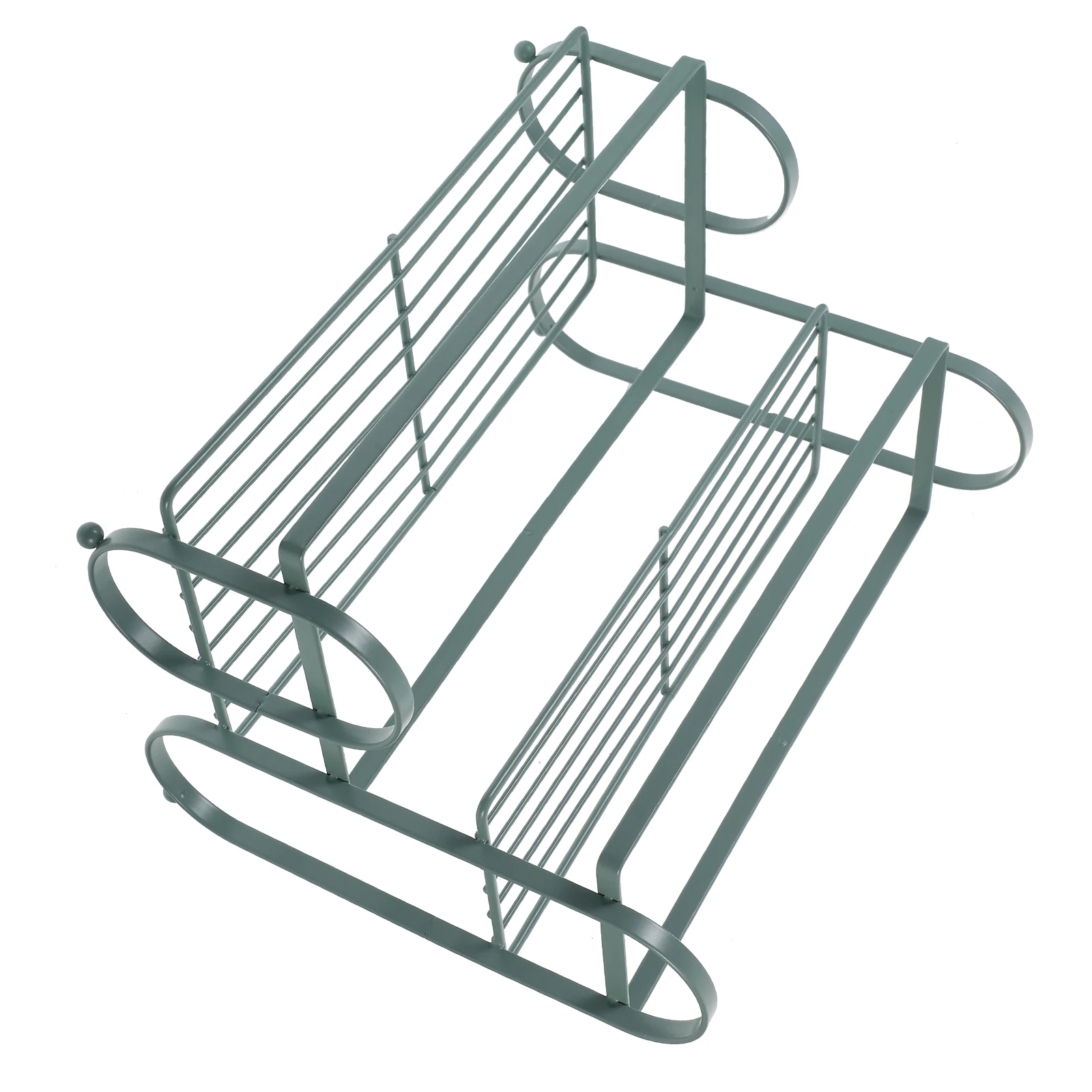 

Storage Shelf Kitchen Spice Rack Organizer for Counter Countertop Metal Cabinet Container
