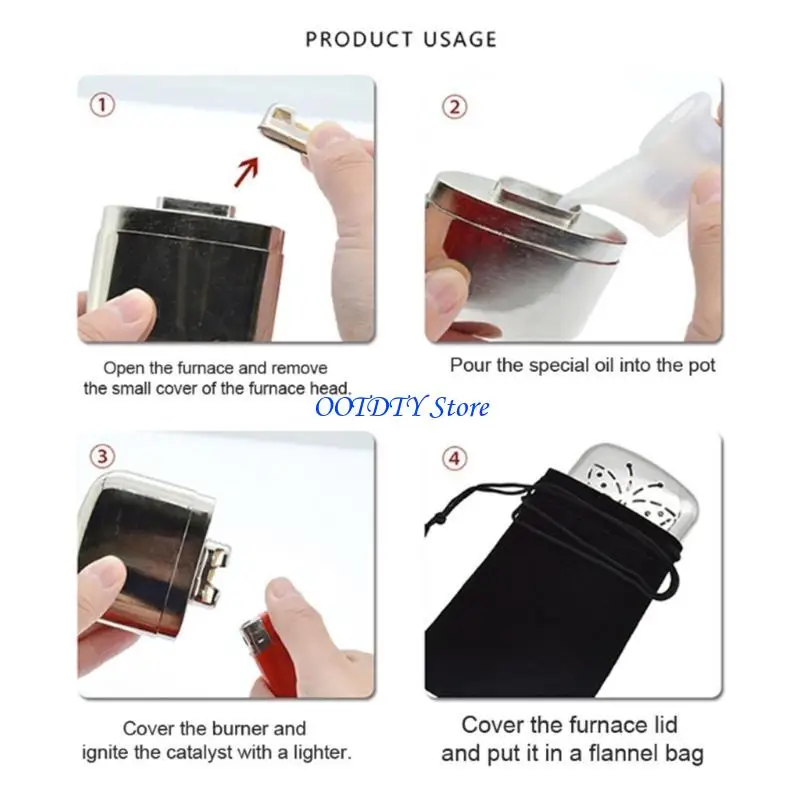 

367A 2pcs Mini Hand Warmer Reusable Metal Alloy Pocket Handy Winter Heater