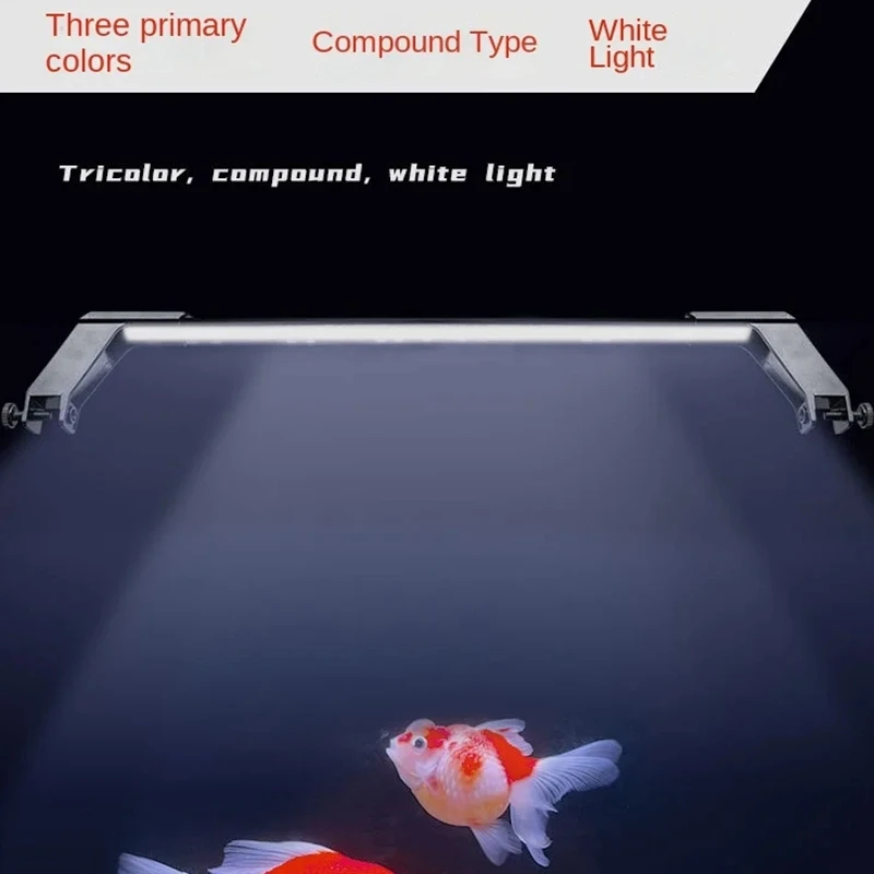 

Fish tank light with enhanced brightness RRGB goldfish dragon fish lighting waterproof white light, super bright and enhanced