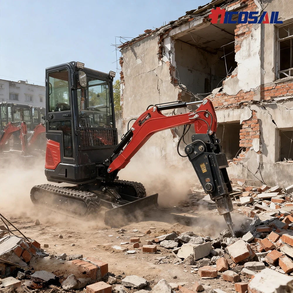 

Mini excavator hydraulic track type pilot new mini track excavator 1800 kg machine for sale