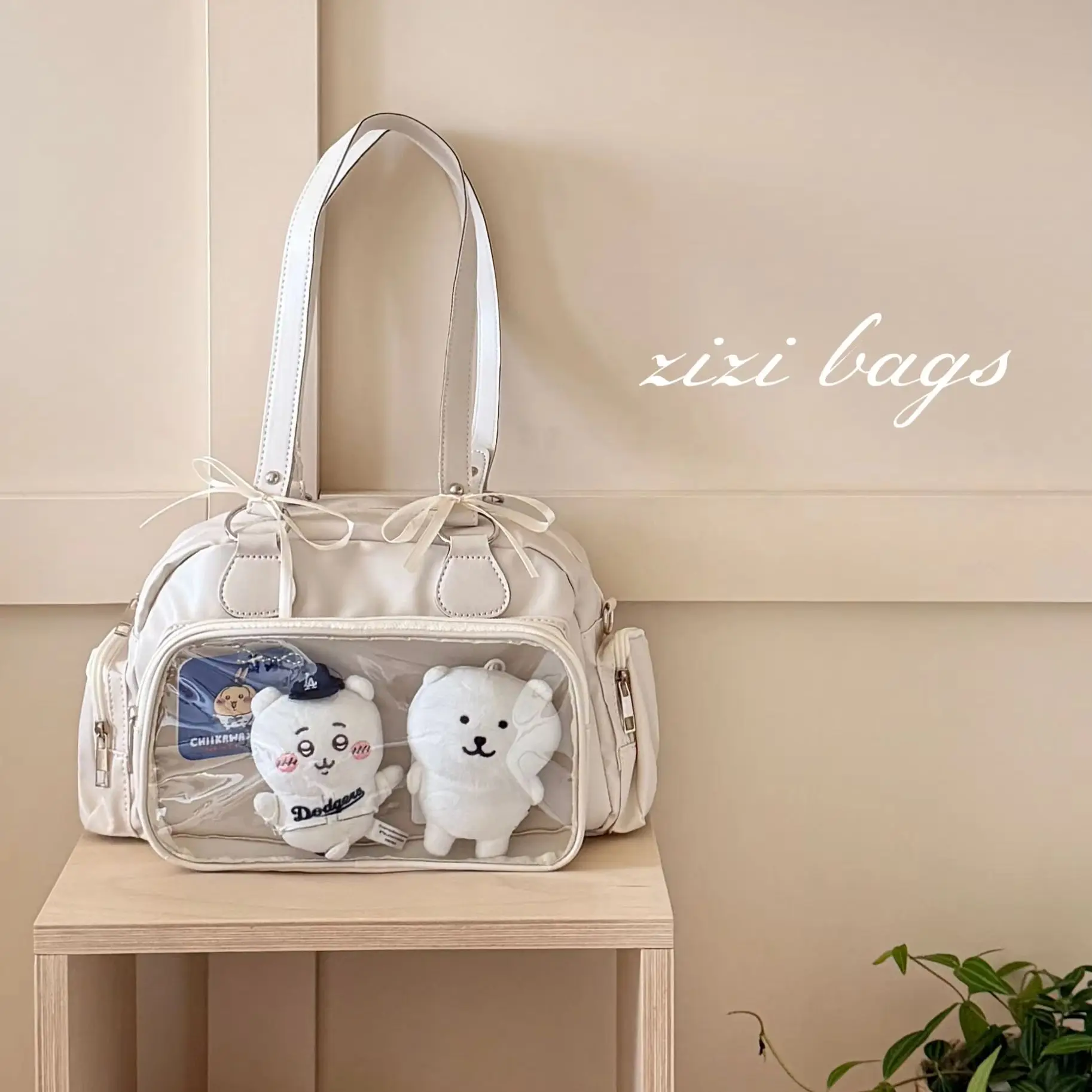 Cute Bar Ita Bag, 3-Color Versatile Bowling Bag, Portable Crossbody & Backpack, New Arrival - view 2