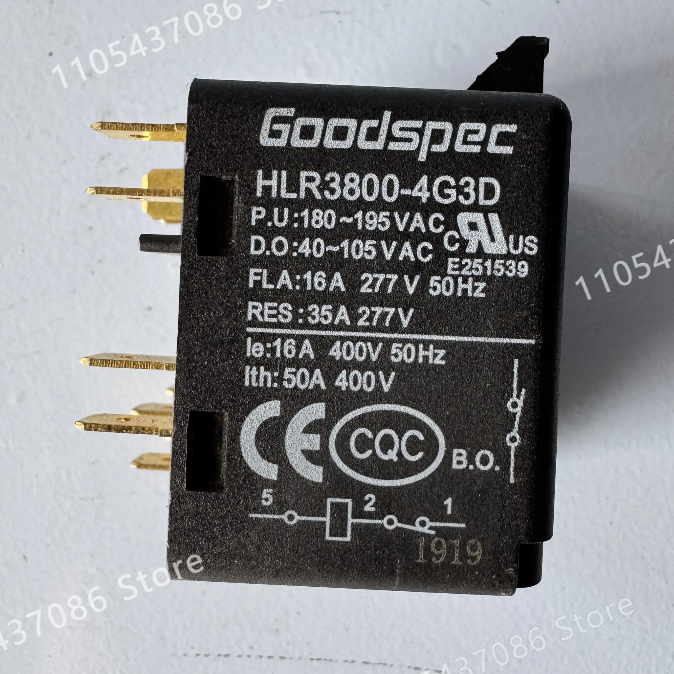 New Goodspec HLR3800-4G3D Freezer, Refrigerator, Ice Cream Machine, Compressor Relay