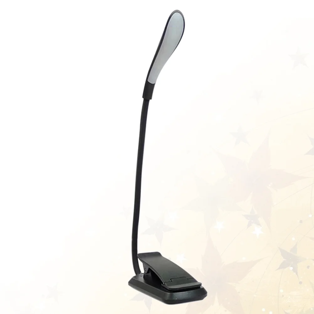 

Mini USB Reading Book Light Black Flexible Clip LED Eye-Care Lamp Portable Night Reader Bed Travel Reading Lamp