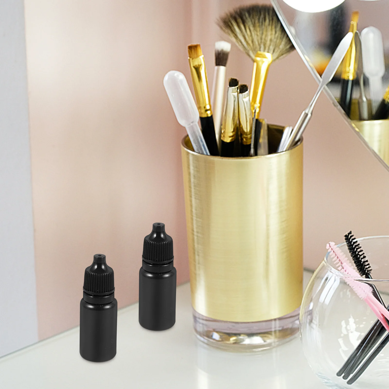 

24Pcs Eye Dropper Bottles Pe Material Small Leakproof Empty Squeezable Dispenser Bottles Portable Eye Liquid Container Dropper