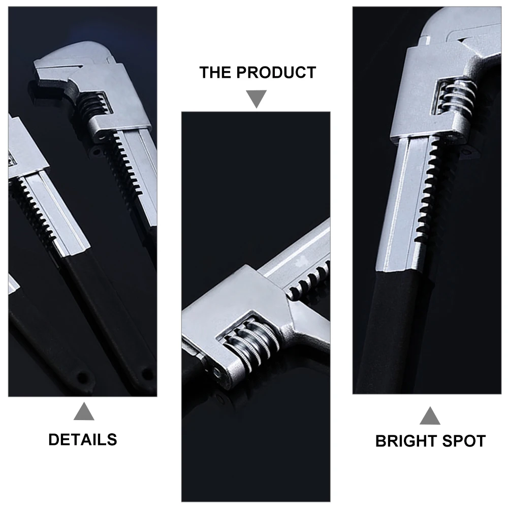 

1pc Durable Water Pliers Right Angle Grip Wrench Right Angle Plier Metal Plumbing Tool Large Opening F Type Faucet Tube Pliers