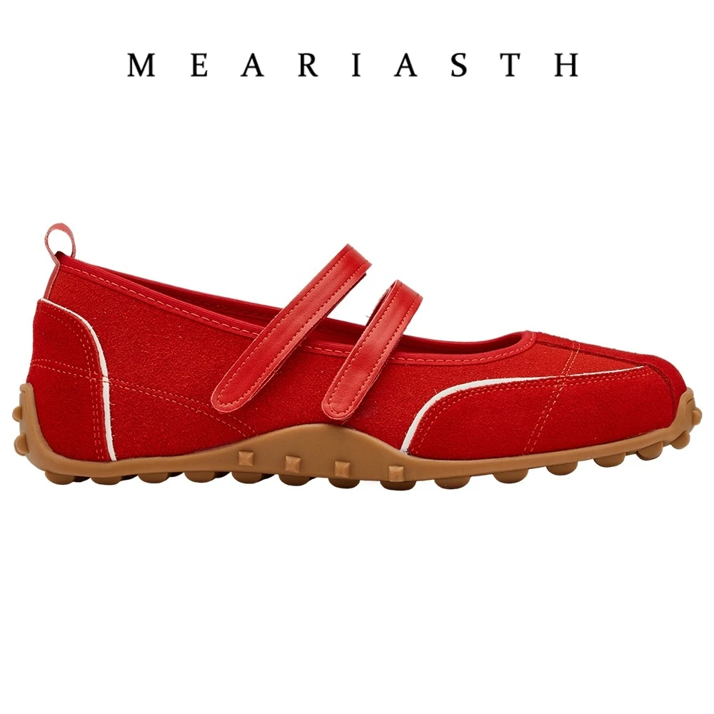 2026 Fashion Brand Ballet Sneakers Women Mesh Shallow Comfort Casual Flats Female Non-slip Round Toe Retro Mary Jane Shoes Women