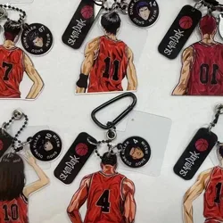 Creative Slam Dunk Rukawa Kaede Sakura Mudou Akagi Haruko keychain decoration electric vehicle car key pendant gift wholesale