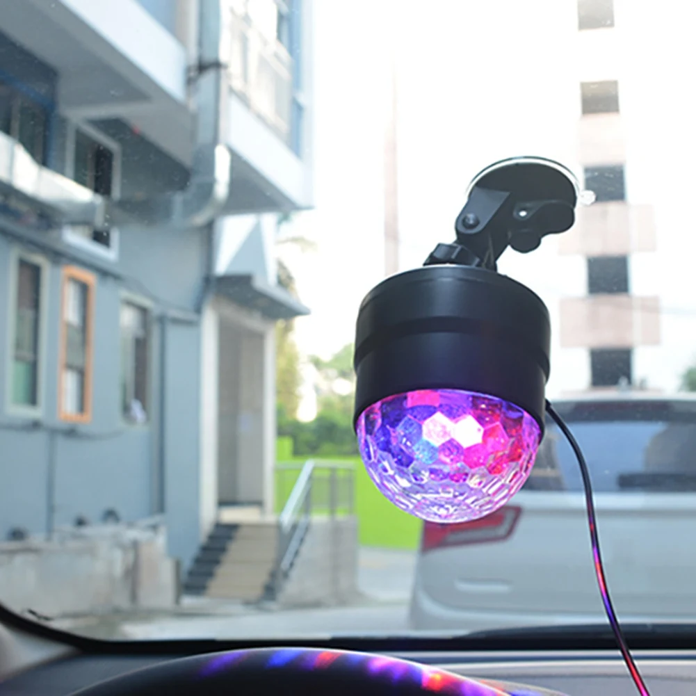 LICE-USB светодиодный бар Stage RGB Mini DJ дискотека огни мяч звук вечерние свет проектор для автомобиля дома KTV звуковая активация