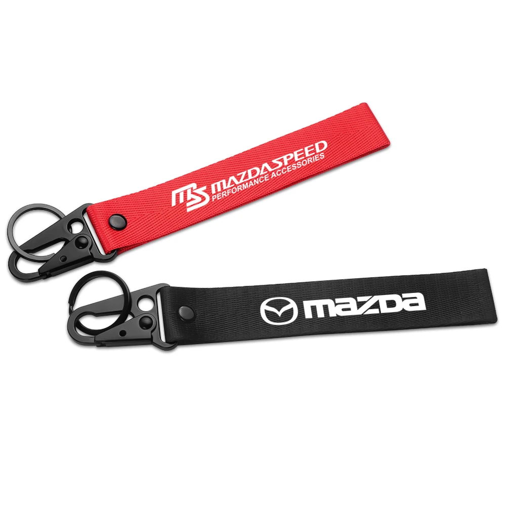 1 pz Car Styling Nylon Portachiavi Portachiavi Portachiavi Per Mazda Speed MS 2 3 6 5 gg gj gh cx5 cx30 cx3 cx7 mx5 Axela MX3 M5