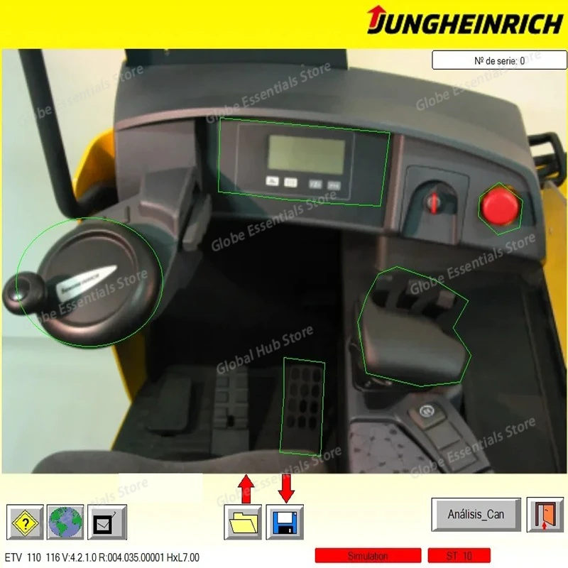 2025 جديد Jungheinrich JETI ET 4.37 أجزاء محفز + جوديت 4.37 تشخيص + إصلاح JETI SH 4.37 3 برامج