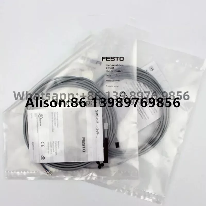 FESTO proximity switch SMT-8M-A-NS-24V-E-2,5-OE 574338 SMT-8M-A-NS-24V-E-0,3-M8D 574339 SMT-8M-A-ZS-24V-E-5,0-OE-EX2 574341