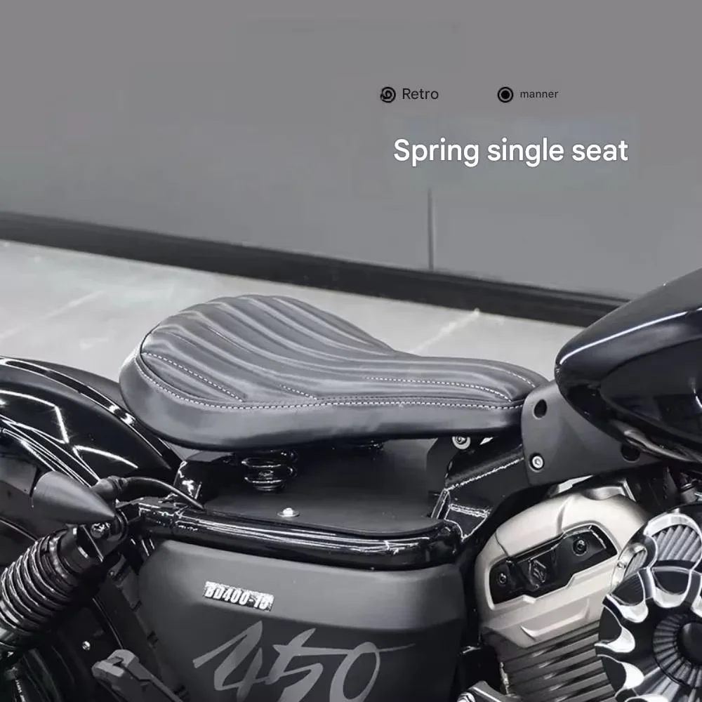 

Для Benda Chinchilla 500, модернизированная ретро-одинарная подушка, пружинная амортизация, расширенная фурнитура для сиденья ручной работы