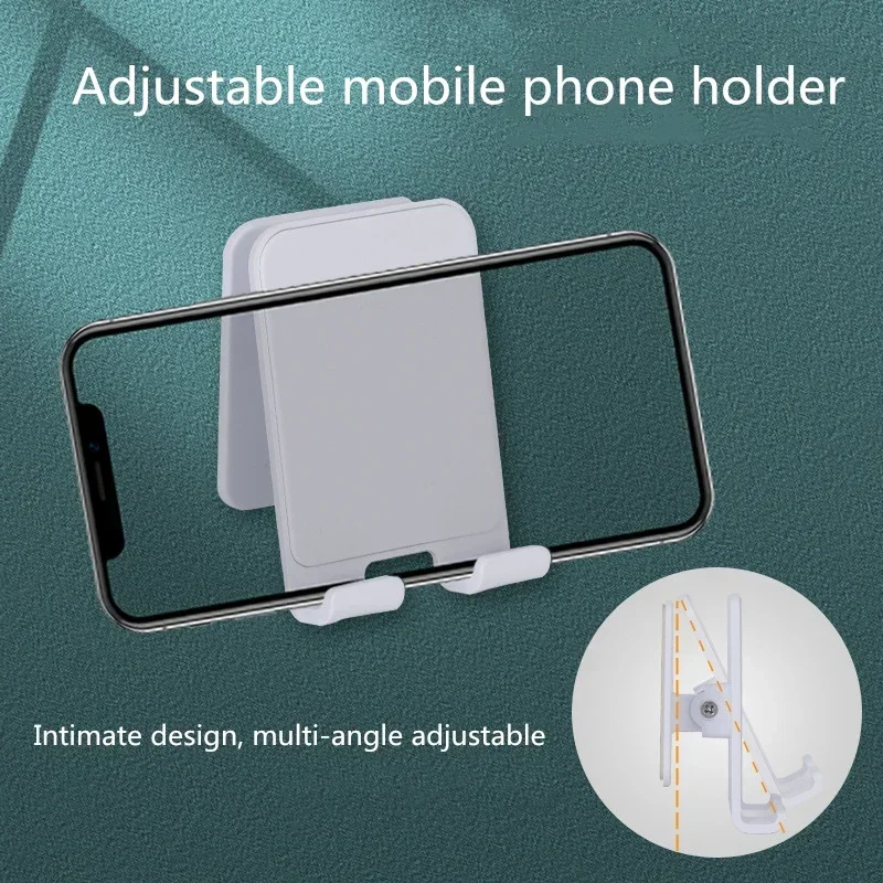 Wall Phone Stand for Restroom Portable Mobile Phone Holder Wall Shelf Desktop Stand Fixed Holder Multiangle Adjustment Watch TV