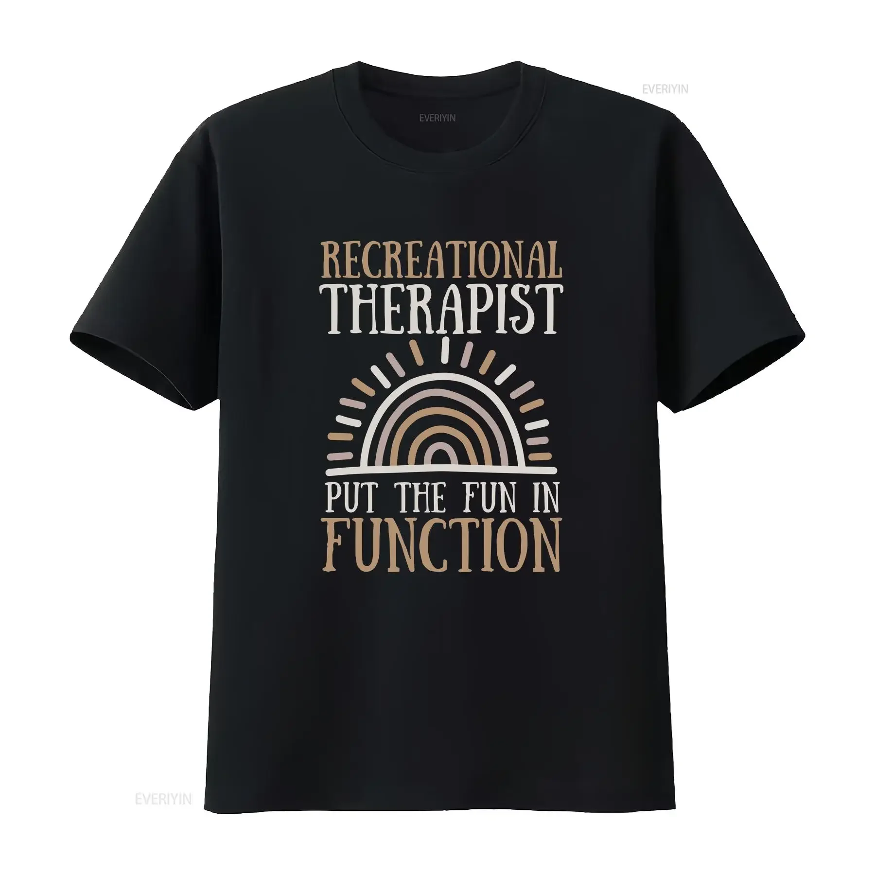 Recreational Therapy Therapist RT Month T Shirt vintage Washed Slightly homme Top For Everyday Wear designer clothes Casual