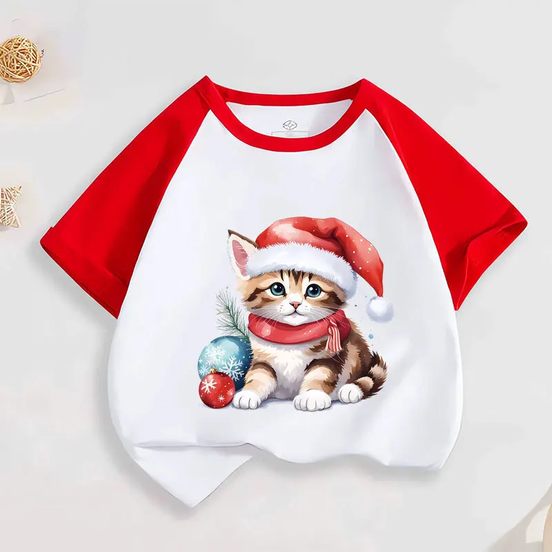 Christmas animals cats dogs penguins turtles Children's heat transfer printing T-shirt DIY For Clothing Patch Washable Iron On