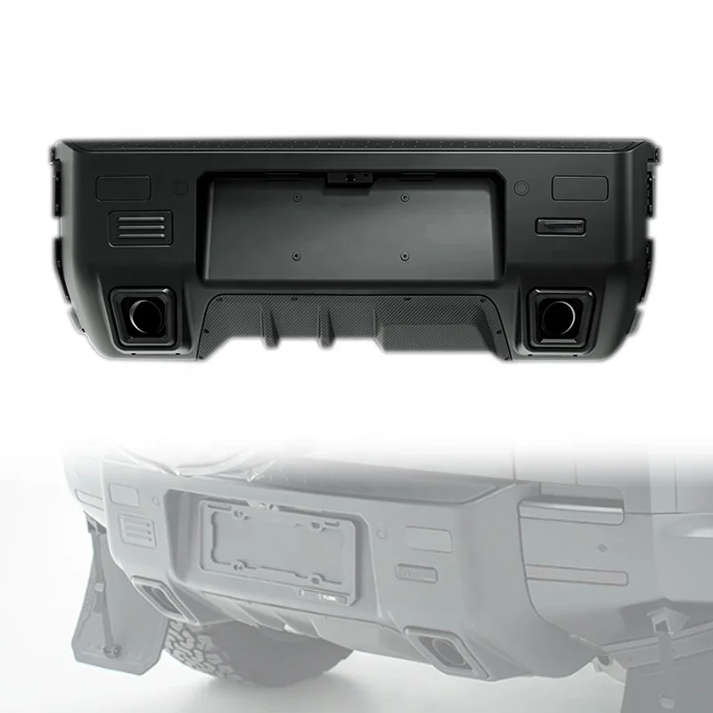 

Hot Selling Rear Surround Modified Rear Lip Deflector Exhaust Tail Throat Kit For Land Rover Defender Accessories