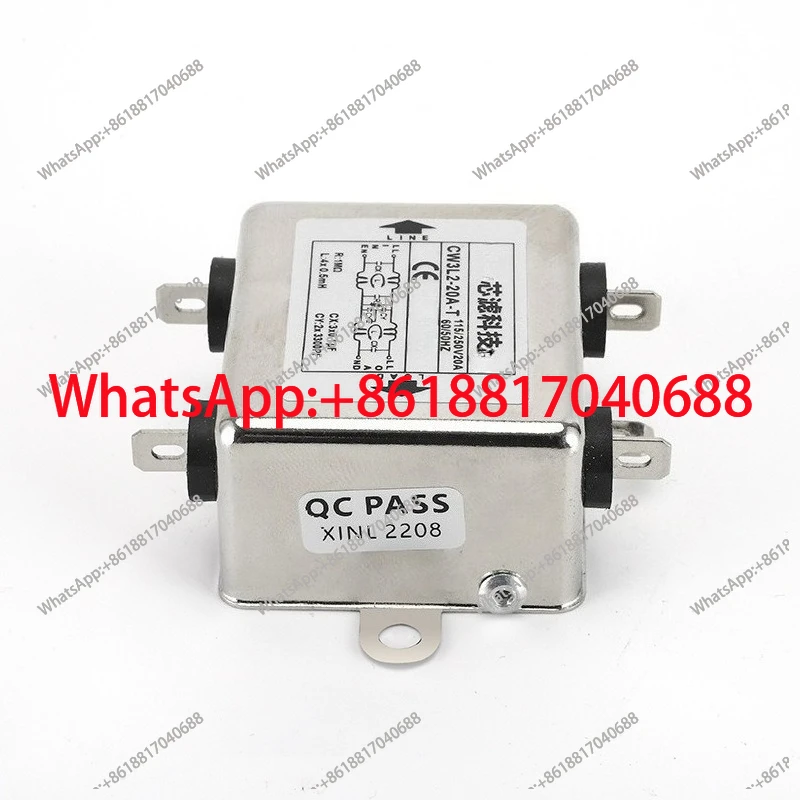 Single-phase dual-stage filter CW3L2-3A/10A/20A-T CW3-6A/10A/20A-SR rail, anti-interference