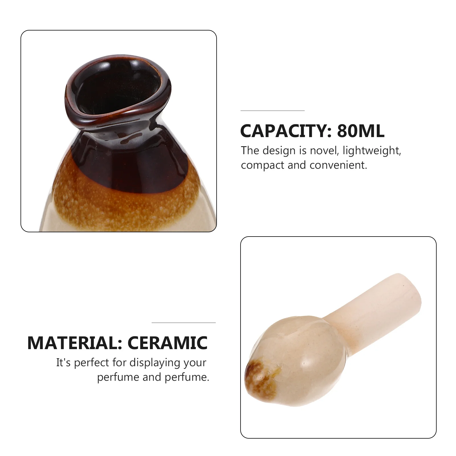 Essential Oil Diffuser Bottle Beautiful Look Aroma Holder Perfect for Displaying Perfumes Ideal for Gifts and Special Occasions