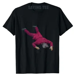 Ace Attorney Investigations Collection Faceplant Edgeworth T-Shirt Humor Funny Suspense Graphic Outfit Short Sleeve Saying Tee