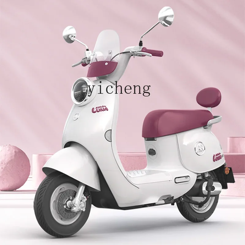 

TQH electric vehicle flagship retro version long battery life high power fashion electric moped