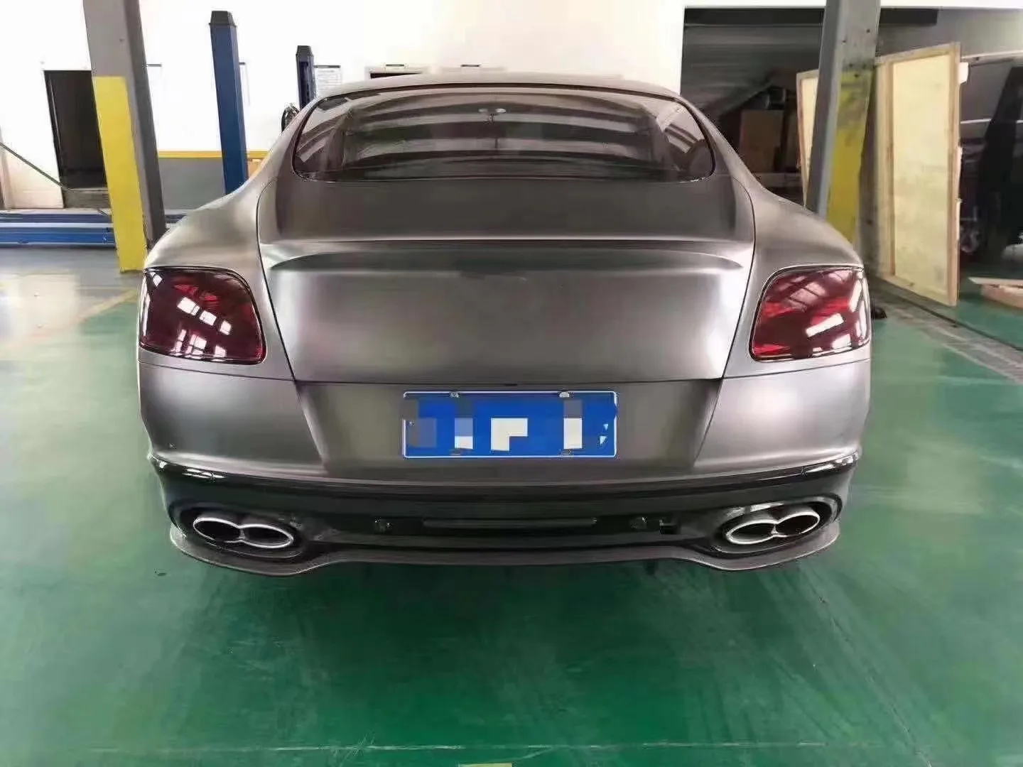 مناسبة لمجموعة هيكل Bentley Continental GT المطورة من Supersports Style مجموعة المصد الأمامي والخلفي