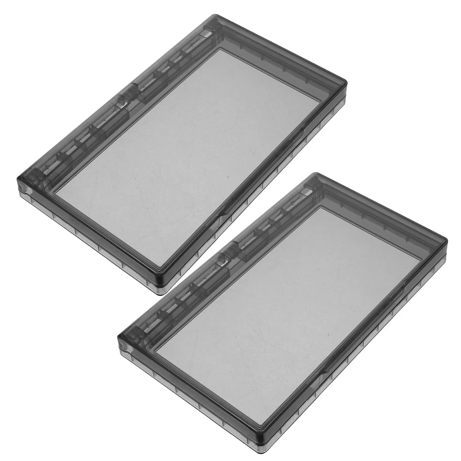 2Pcs Ultrathin Self-Adhesive Wall Guard Transparent Waterproof Socket Cover Protector for Bathroom Kitchen Indoor Outdoor