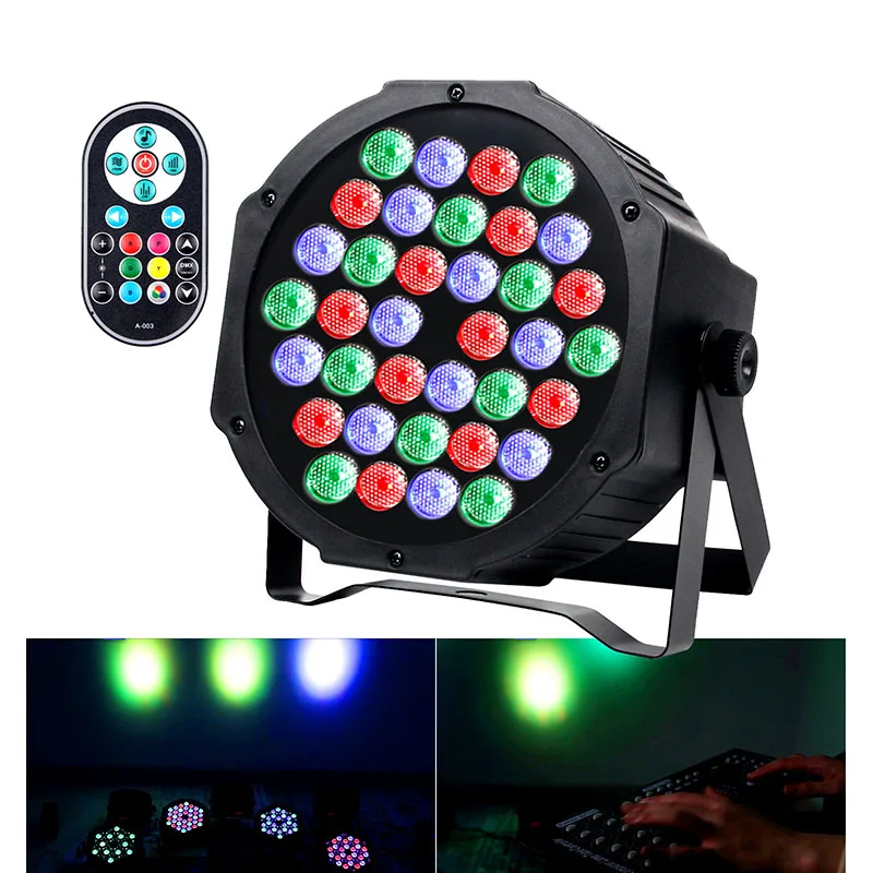 Disco 36x3W LED Par Light Stage Beam Wash 2in1 Full Color Projector Light Wedding LED Dance Party Xma Bar Effect Light luces led