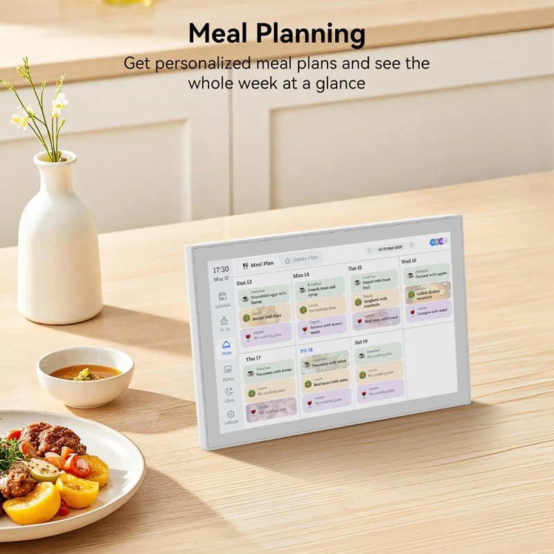10.1Inch WIFI  Digital Smart Calendar  Chart Interactive Touchscreen Wall Desk Mount Electronic Smart Family Planner