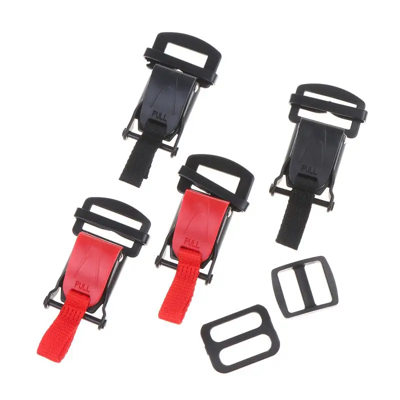 

Motorcycle Helmets Quick Release Buckle Double D Buckle Safe Quick Release Clip Strap Helmet Lock Socket For Motorcycle Helmets