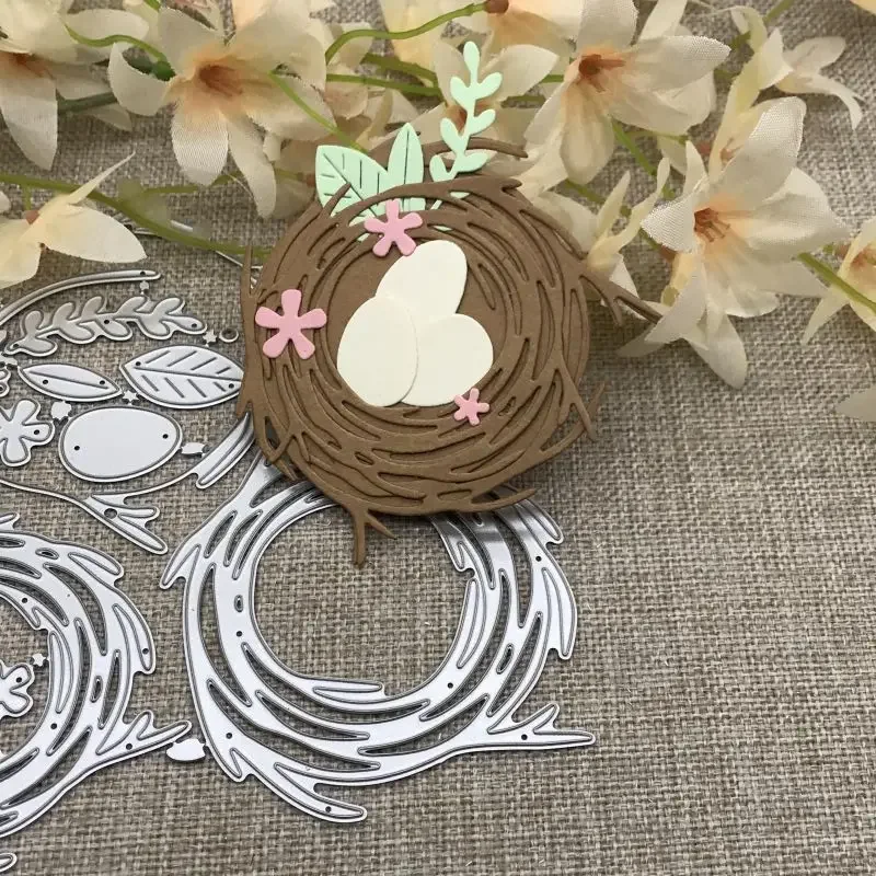 

The bird's nest egg Metal Cutting Dies Stencils For DIY Scrapbooking Decorative Embossing Handcraft Die Cutting Template