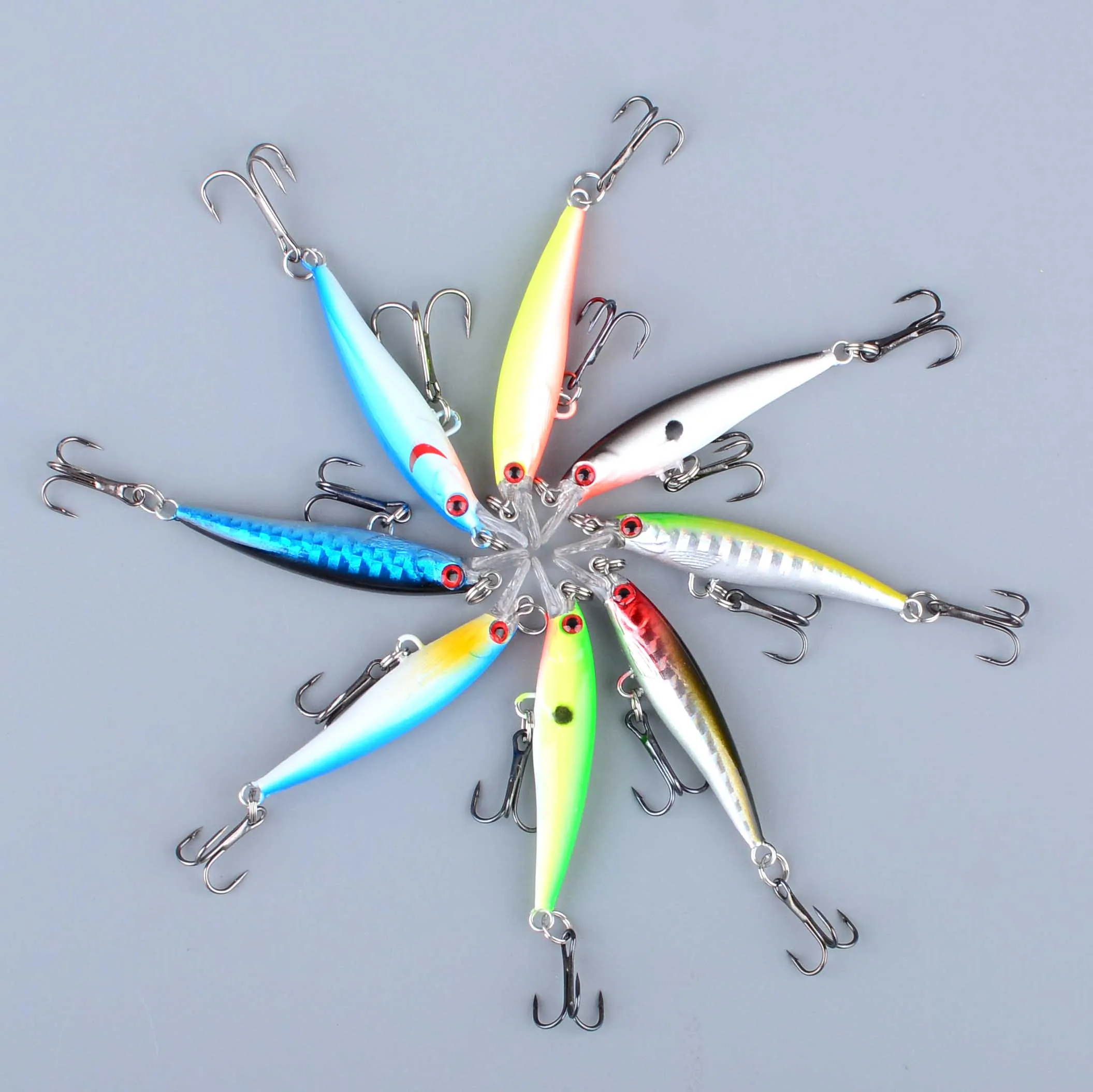 Señuelo minnow láser tipo crankbait duro para lucio y lubina - imagen 3