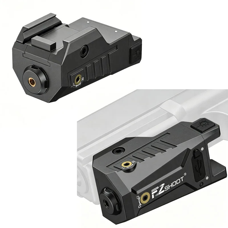 

Red Dot Sight with Adjustable Slide Rail Rechargeable Low Profile Compatible with 21MM Picatinny Rail Compact and Lightweight