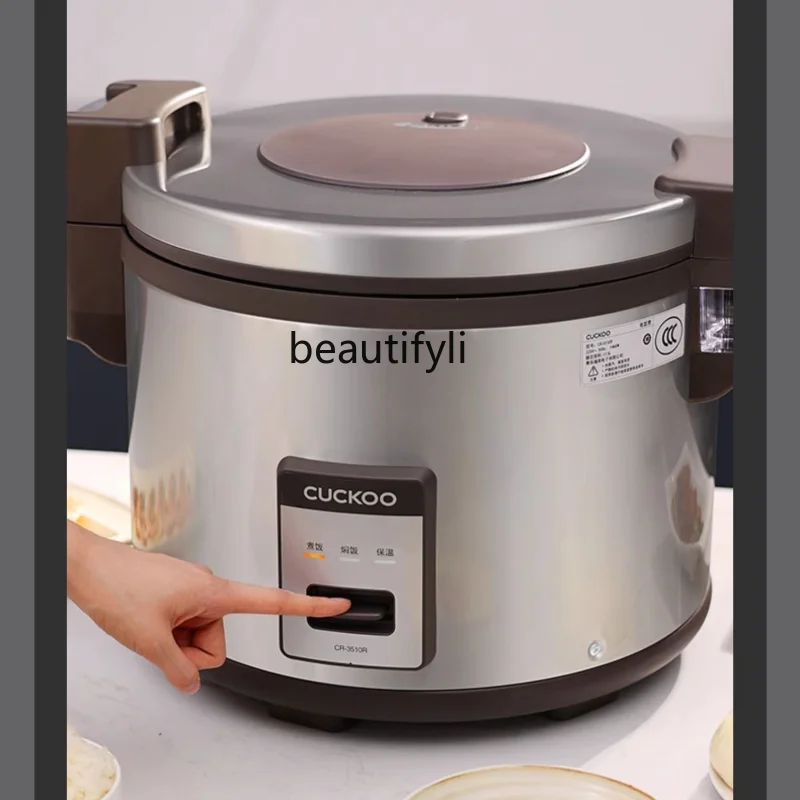 

Commercial Large Capacity Rice Cooker 17.5 Liters 35 People School Canteen Restaurant Insulation Rice Cooker