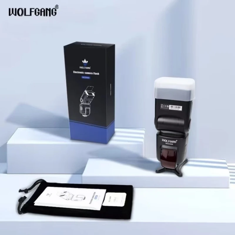

WOLFGANG BGD069 Universal External Flash Multi-mode Performance for DSLRs & Mirrorless Cameras