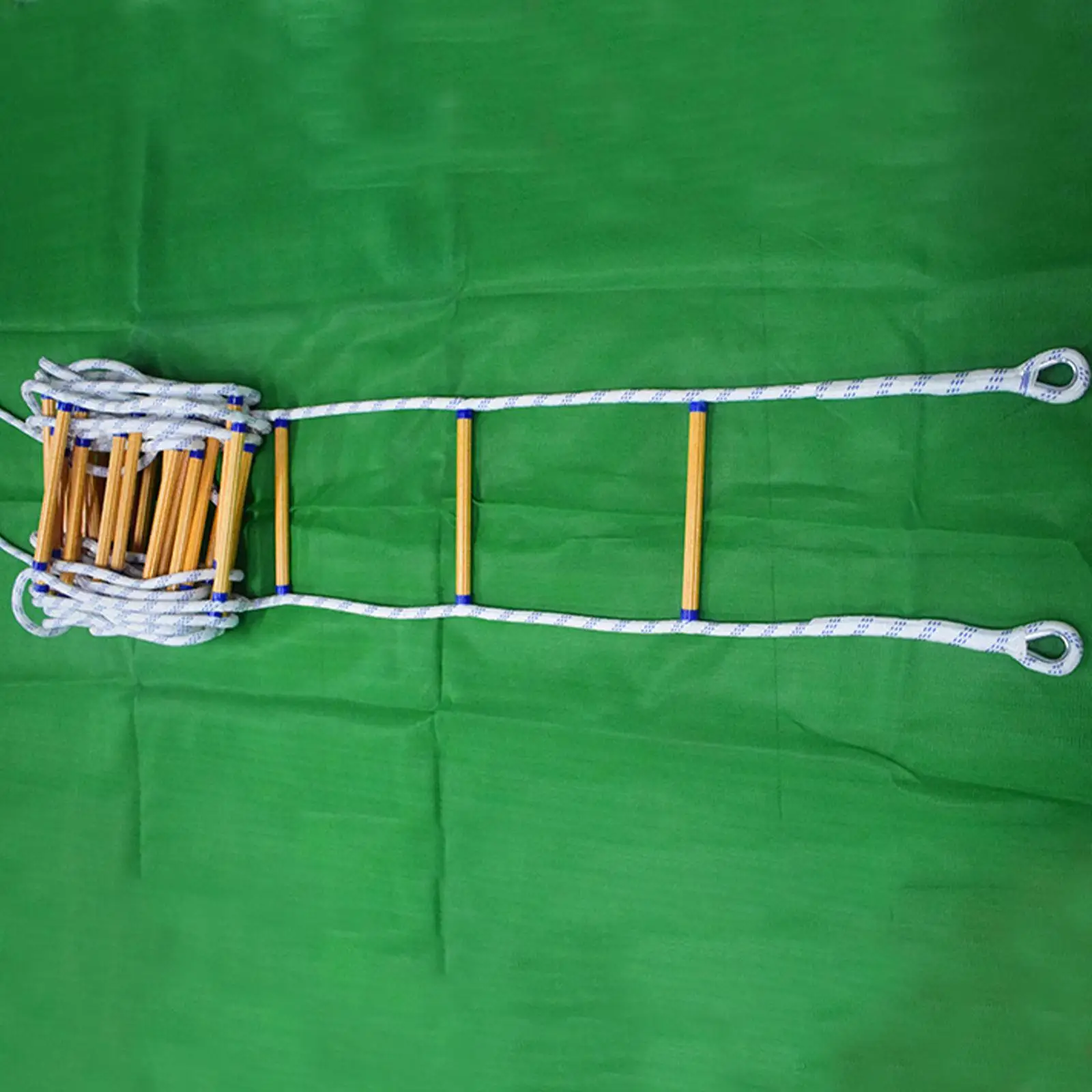 Emergency Escape Ladder Rope Portable Fast to Deploy Flame Resistant