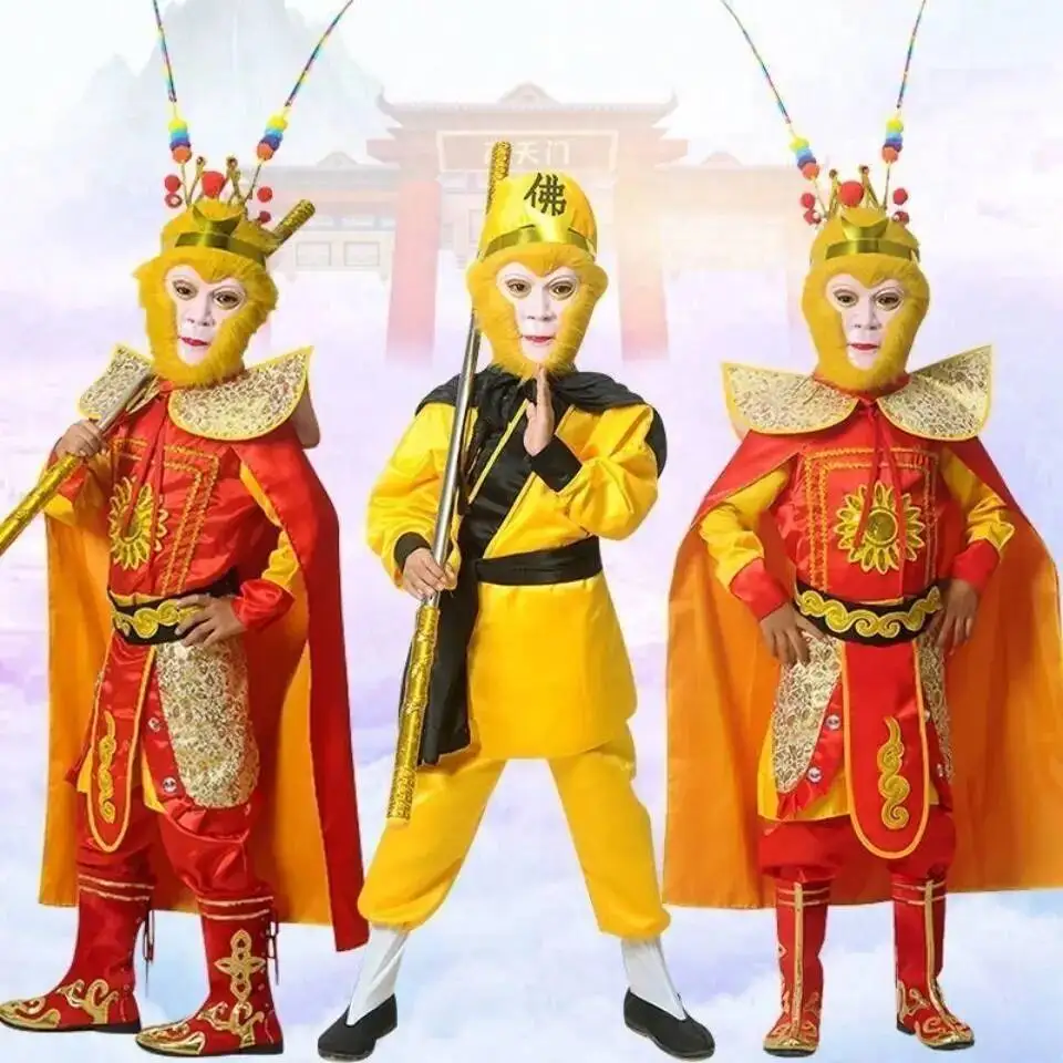

Sun WuKong Clothing Suit Great Sage Equal Heaven Monkey King Journey To The West Monkey Costume Carnival Halloween Cos Cosplay