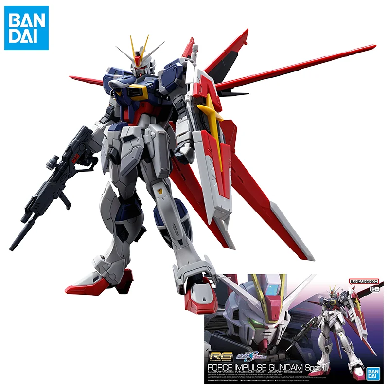 

Bandai RG Force Impulse Gundam Spec2 Mobile Suit Gunpla SEED FREEDOM Gundam Action Figure Assembled Model Kit Toys for Boy Gifts