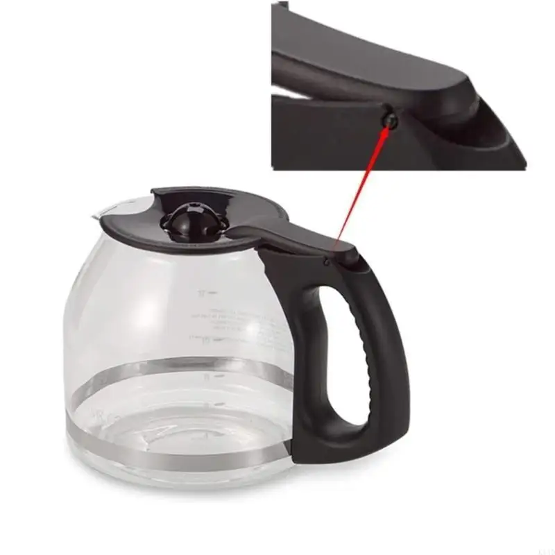 K1AD Black Abs Coffee Kettle BVMC MVX 및 BVMC CHX23을 포함한 12 컵 모델에 대한 탑 교체 액세서리 예비 커버