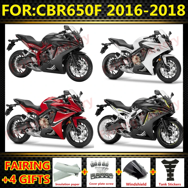

Новый комплект обтекателей для мотоцикла Abs подходит для CBR650F CBR650 CBR 650F 2016 2017 2018 обтекатель для кузова