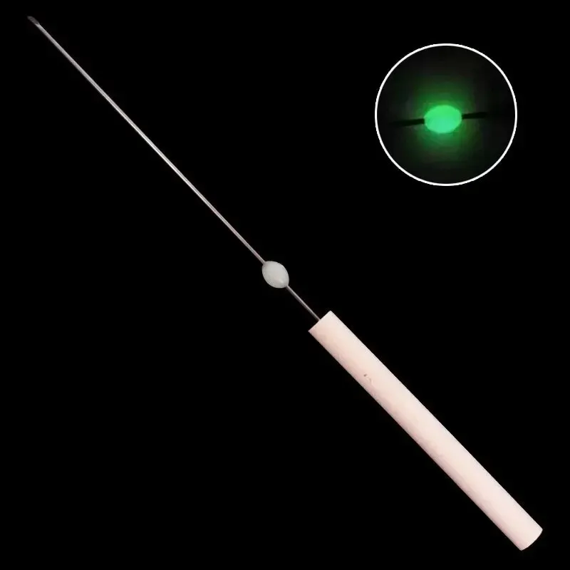 Fishing Bait Needle Worm Baiting Gas Needle Fast Penetrate Earthworm Hooking Needle Pins Hollow Gas Needle Bait Needle Tool image 5