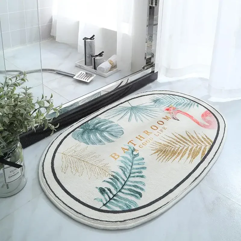 

Fluffy Soft Bedroom Bedside Rugs Nordic Flowers Carpet for Kids Room Bathroom Living Room Non-Slip Home Decor Long Floor Mat