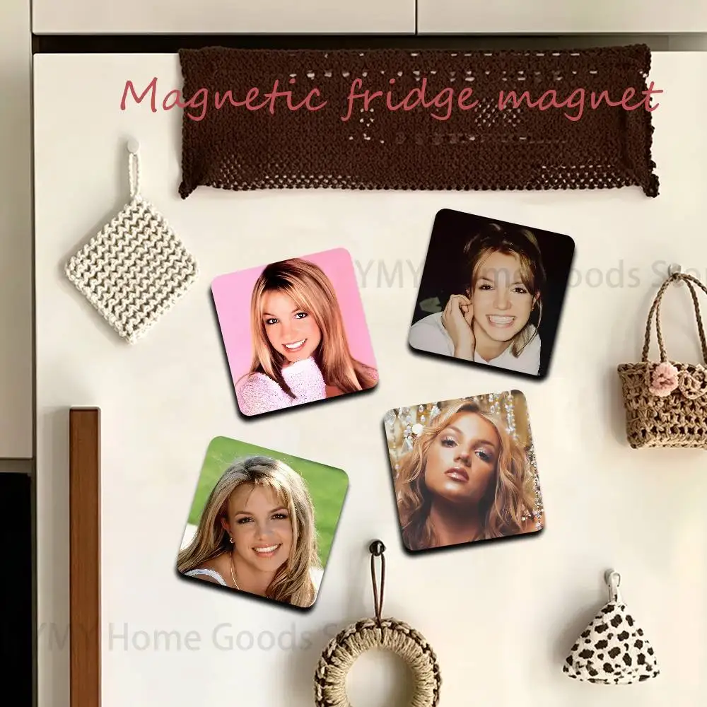 Singer B-Britney S-Spears Refrigerator Magnets the Perfect Choice for Home Create Warm Cozy Home Decor Gifts