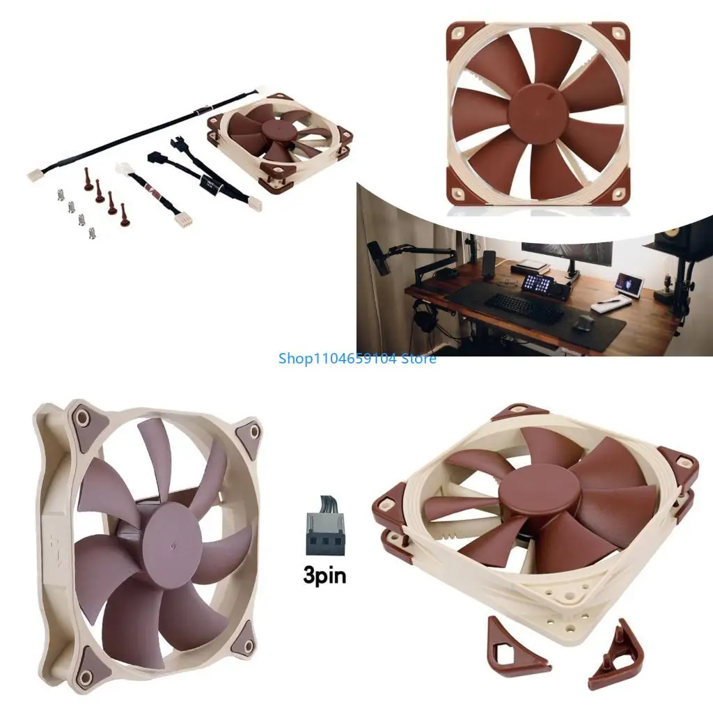 

PC Computer Case Fan 120mm Quiet Fan CPU Cooling Fan Cooling Radiator Fan 5V